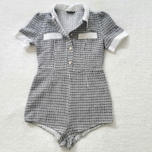 Tweed Romper
